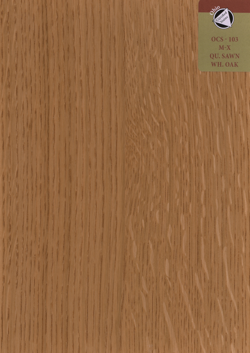 OCS 103 MX On Quartersawn White Oak